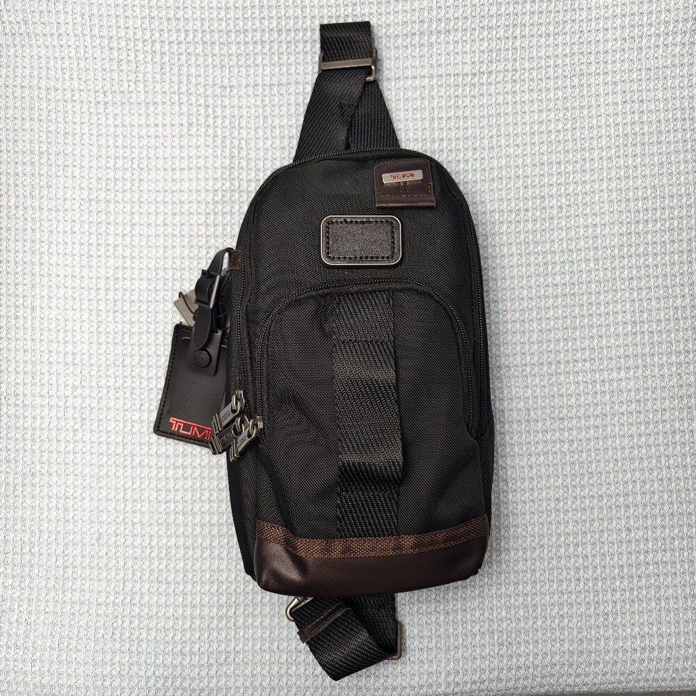 NWT Tumi Alpha Bravo Chest Bag | Ballistic Confirmation Anti-Theft Crossbody Bag